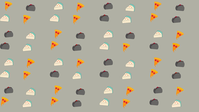 Pizza and Tacos Pattern