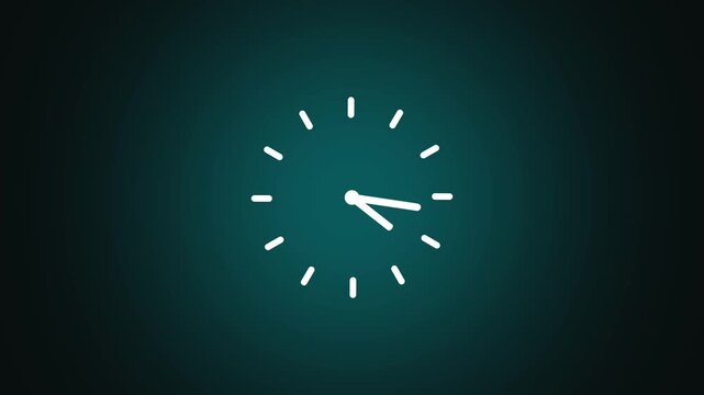 lock ticking on a clean gray background, classic modern time concept animation, elegant abstract clock face rotating smoothly, high definition motion graphics loop for corporate presentations