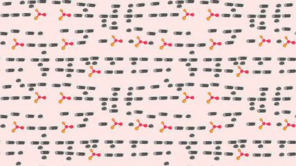 Sushi rolls and pinwheels pattern © raya