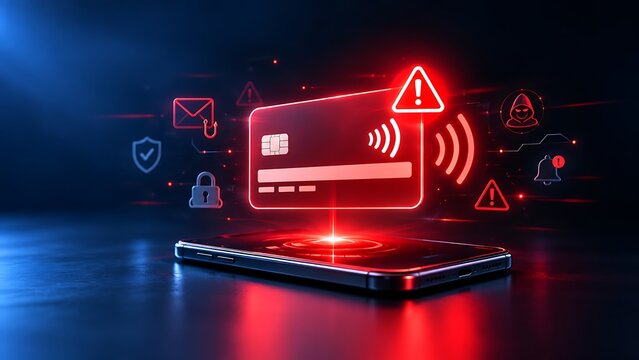 Mobile Payment Security Threat With Smartphone Credit Card Fraud Alert