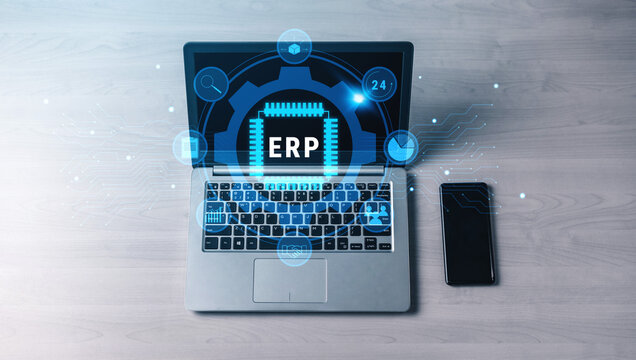 Enterprise Resource Planning (ERP) system for business process management. This ERP software solution integrates core business functions for efficiency. Motif