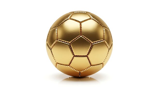 Premium Gold Football Symbol of Sports Excellence and Global Competition