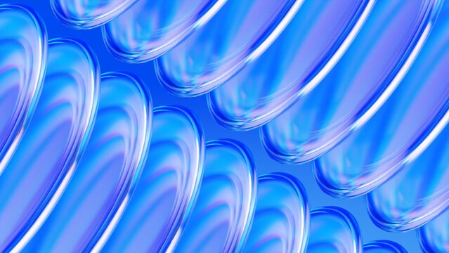 a wallpaper poster design of a refracting glass minimalist shape of sapphire shard on light background
