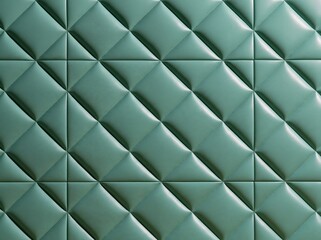 Obraz premium Teal quilted diamond pattern texture