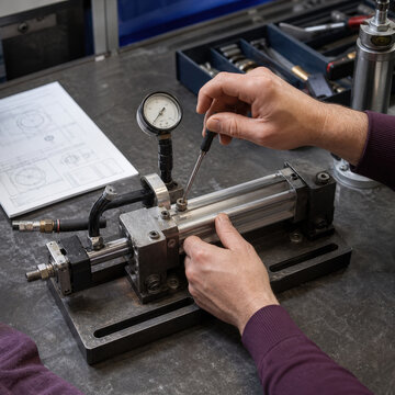 Pneumatic Cylinder Cushioning Test for Industrial Automation, Motion Control and Equipment Reliability