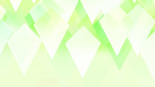 Geometric Diamond Shapes in Soft Green 4K