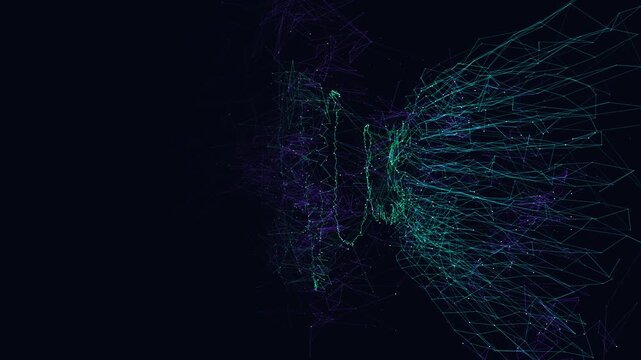 Topological data manifold network point cloud motion background
