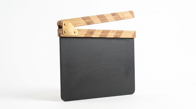 Wooden film clapper board for cinema and video production