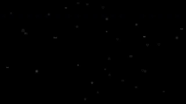 Halloween icon animation set for spooky seasonal content