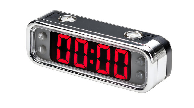 Digital timer display showing 00 00