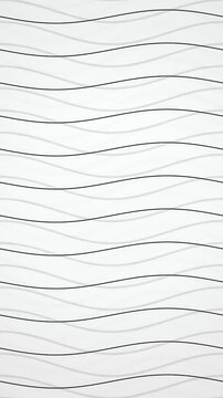 Black wavy geometric line pattern seamless loop motion background