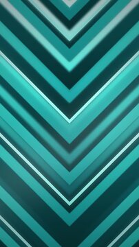 Teal chevron pattern cascading downward seamless loop background