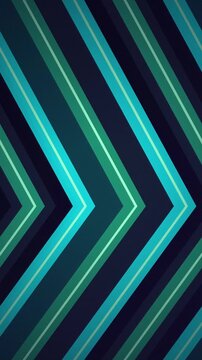 Teal chevron geometric pattern upward scrolling seamless loop motion