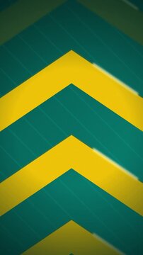 Yellow chevron arrow seamless loop upward motion background