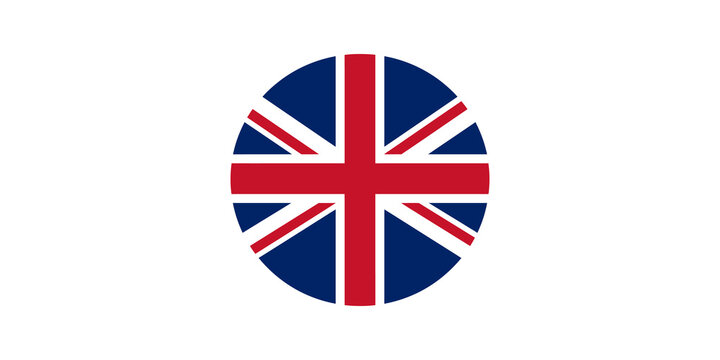 Circular British flag design for national themes.