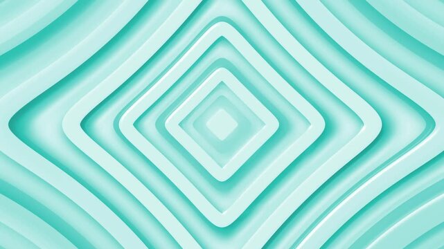 Abstract layered diamond shapes with soft shadows creating a clean geometric background with a modern 3d look animation