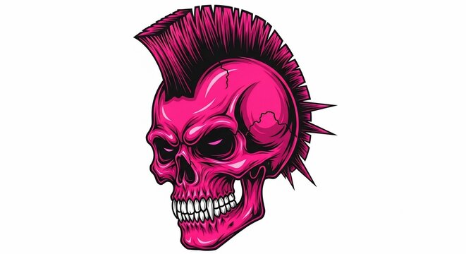 Vibrant Skull's Fierce Spikes