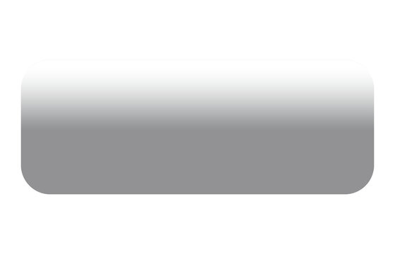 Blank Glassmorphism Rounded Banner UI Element Isolated on Transparent Background