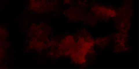Obraz premium Dark red powder explosion cloud on black background. Abstract red and black grunge texture smoke. smoke fog misty texture overlay on dark black. paranormal red mystic smoke, clouds for movie.