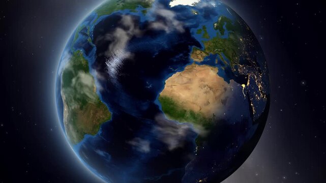 Earth Zoom In to Munster Germany Satellite Map Animation