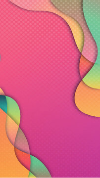Vibrant Abstract Wavy Pattern Background Design