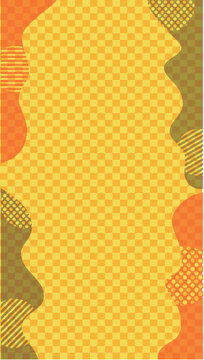 Colorful Abstract Checkered Decorative Phone Background