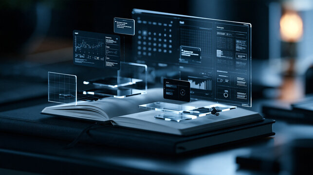 Digital Knowledge Management and Holographic Interface from Open Notebook   