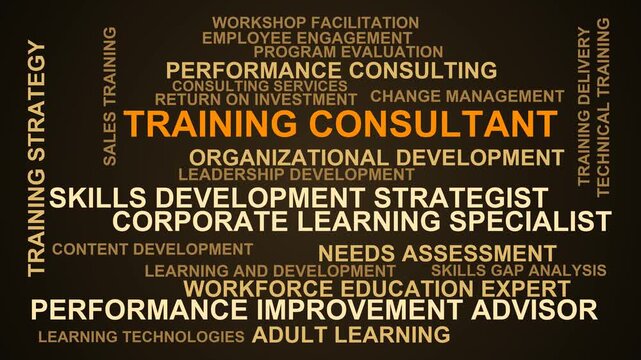 Training Consultant Word Cloud