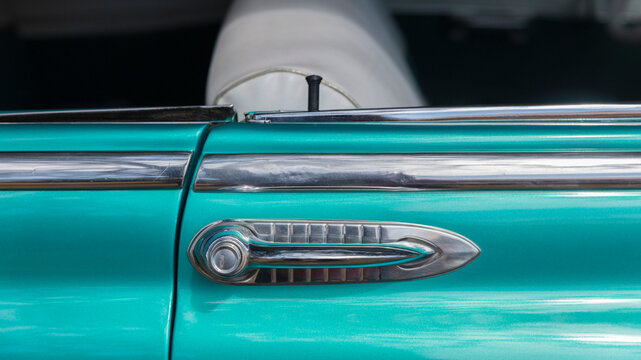 
Vintage and antiques car. Door.

