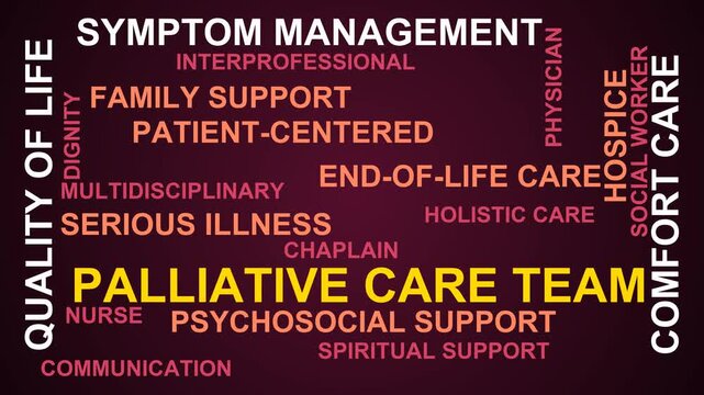 Palliative Care Team Word Cloud