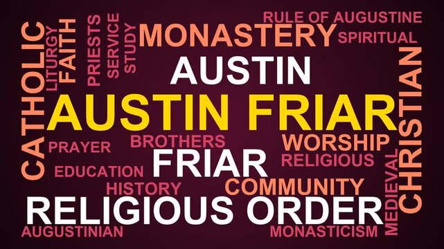 Austin Friar Word Cloud