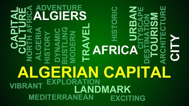 Algerian Capital Word Cloud