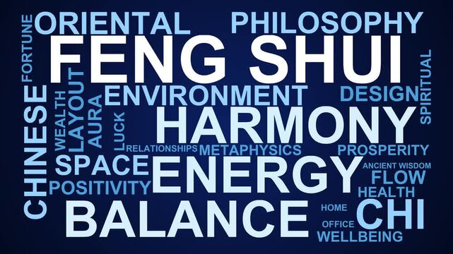Feng Shui Word Cloud