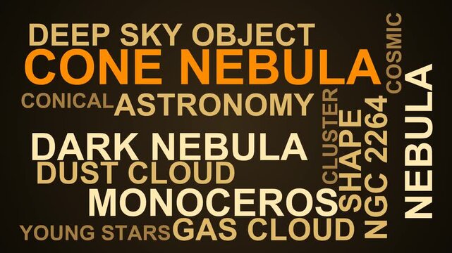Cone Nebula Word Cloud