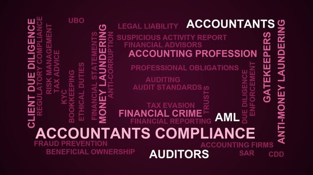 Accountants Compliance Word Cloud