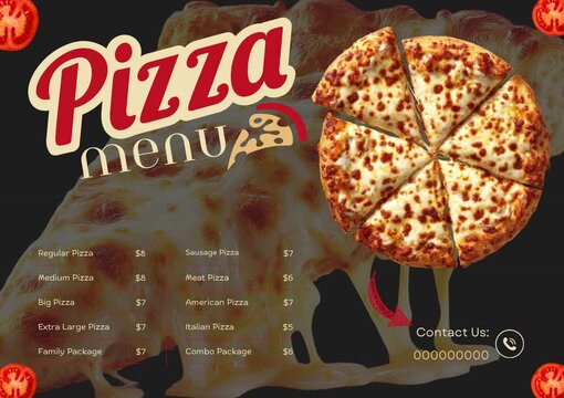 pizza menu templates