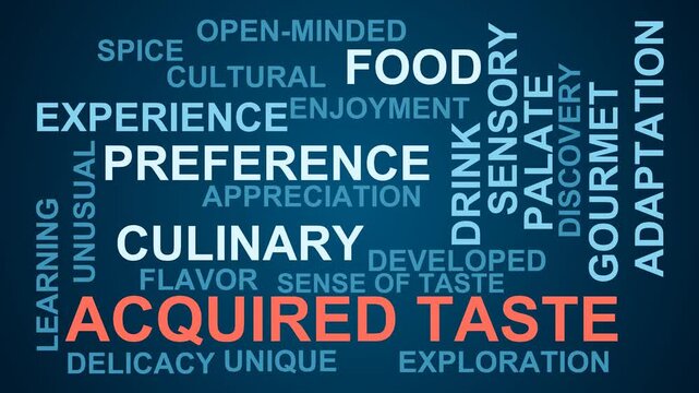 Acquired Taste Word Cloud