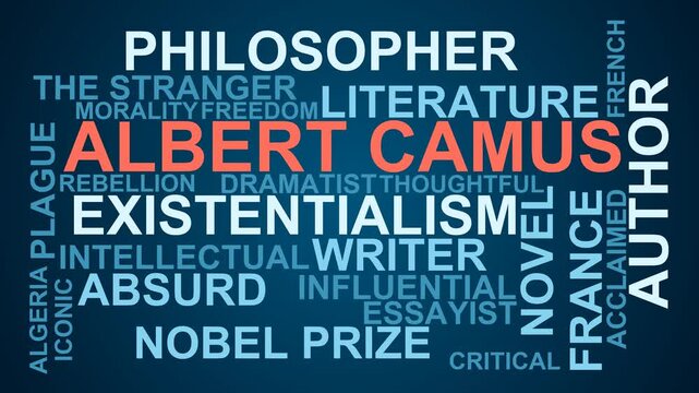 Albert Camus Word Cloud