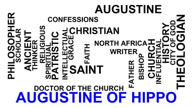 Augustine Of Hippo Word Cloud