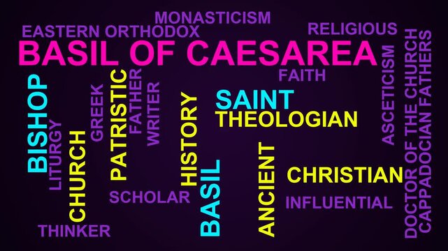 Basil Of Caesarea Word Cloud