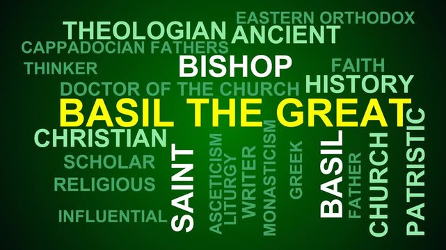 Basil The Great Word Cloud