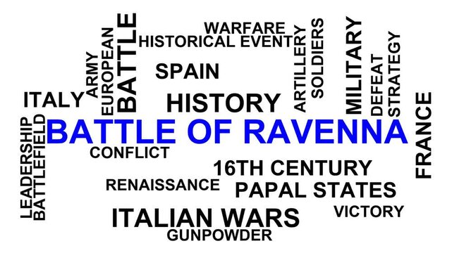 Battle Of Ravenna Word Cloud
