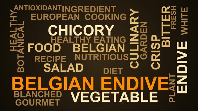 Belgian Endive Word Cloud
