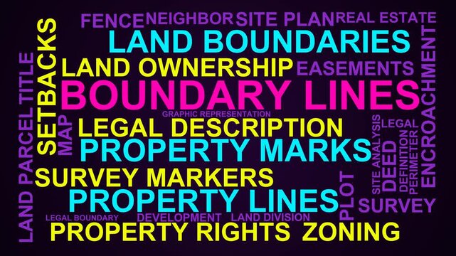 Boundary Lines Word Cloud