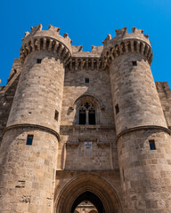 Towers of the Palace of the Grand Master in Old Town Rhodes © multipedia