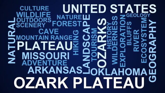Ozark Plateau Word Cloud