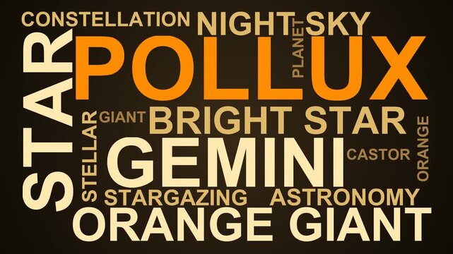 Pollux Word Cloud