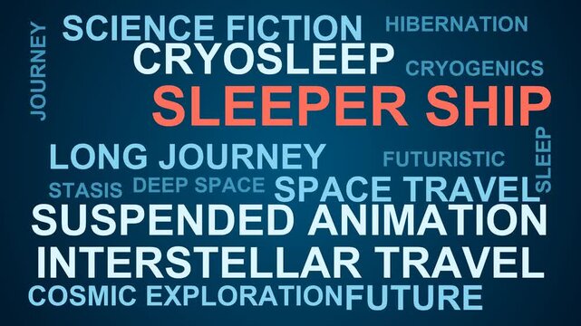Sleeper Ship Word Cloud