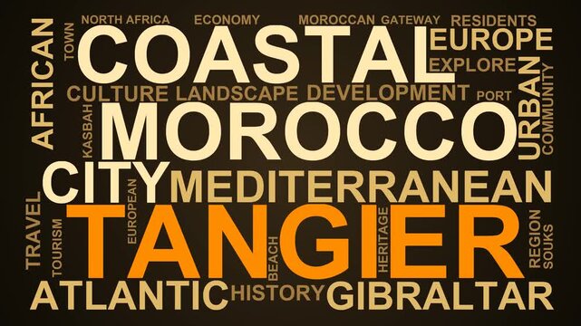 Tangier Word Cloud