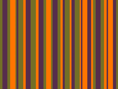 Abstract vertical colorful striped background pattern in orange olive and purple